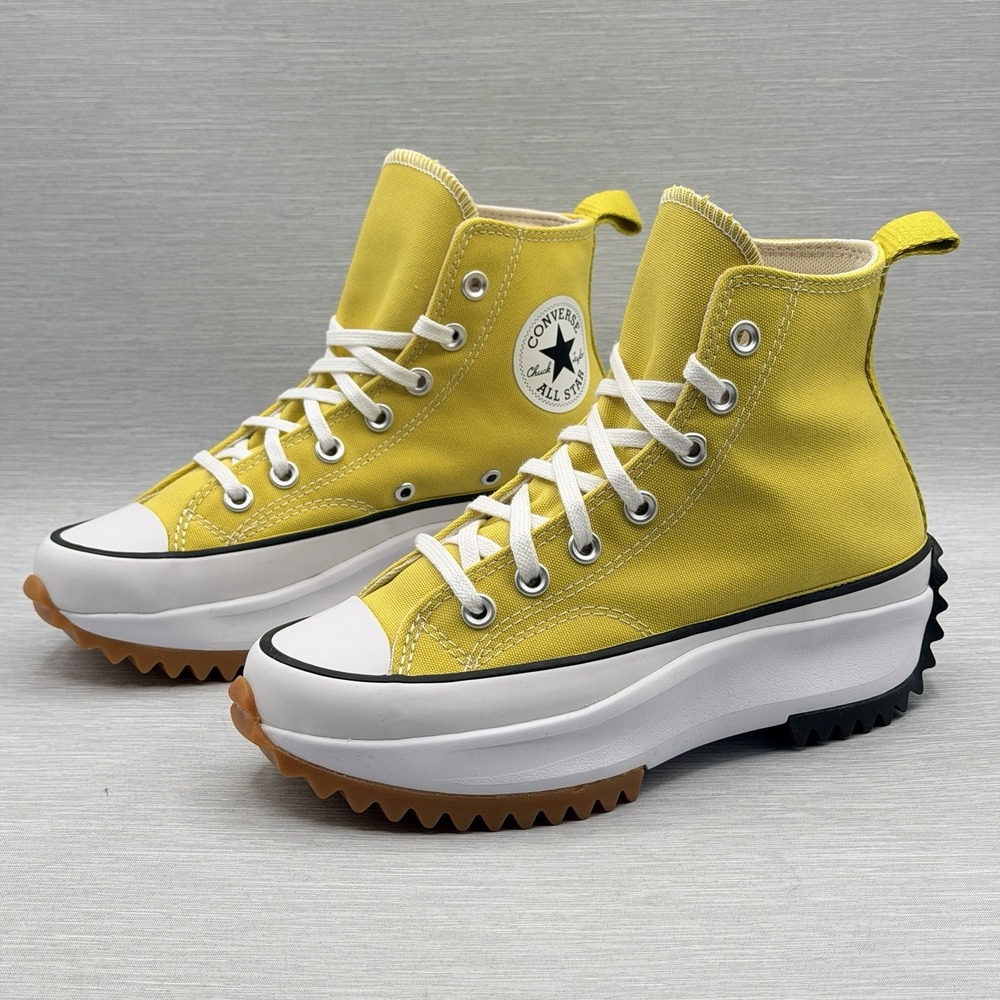 Converse Run Star Hike Women's 6.5 Yellow Sneakers Bitter Lemon Hi Top Men's 5